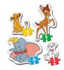 Clementoni 20806 - Bébi sziluett puzzle - Disney állatok - 3,6,9,12 db-os puzzle