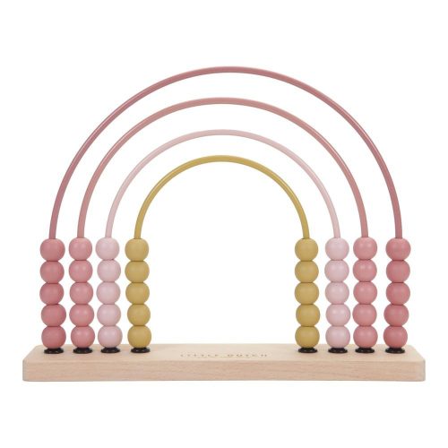 Little Dutch abacus szivárvány játék -pink